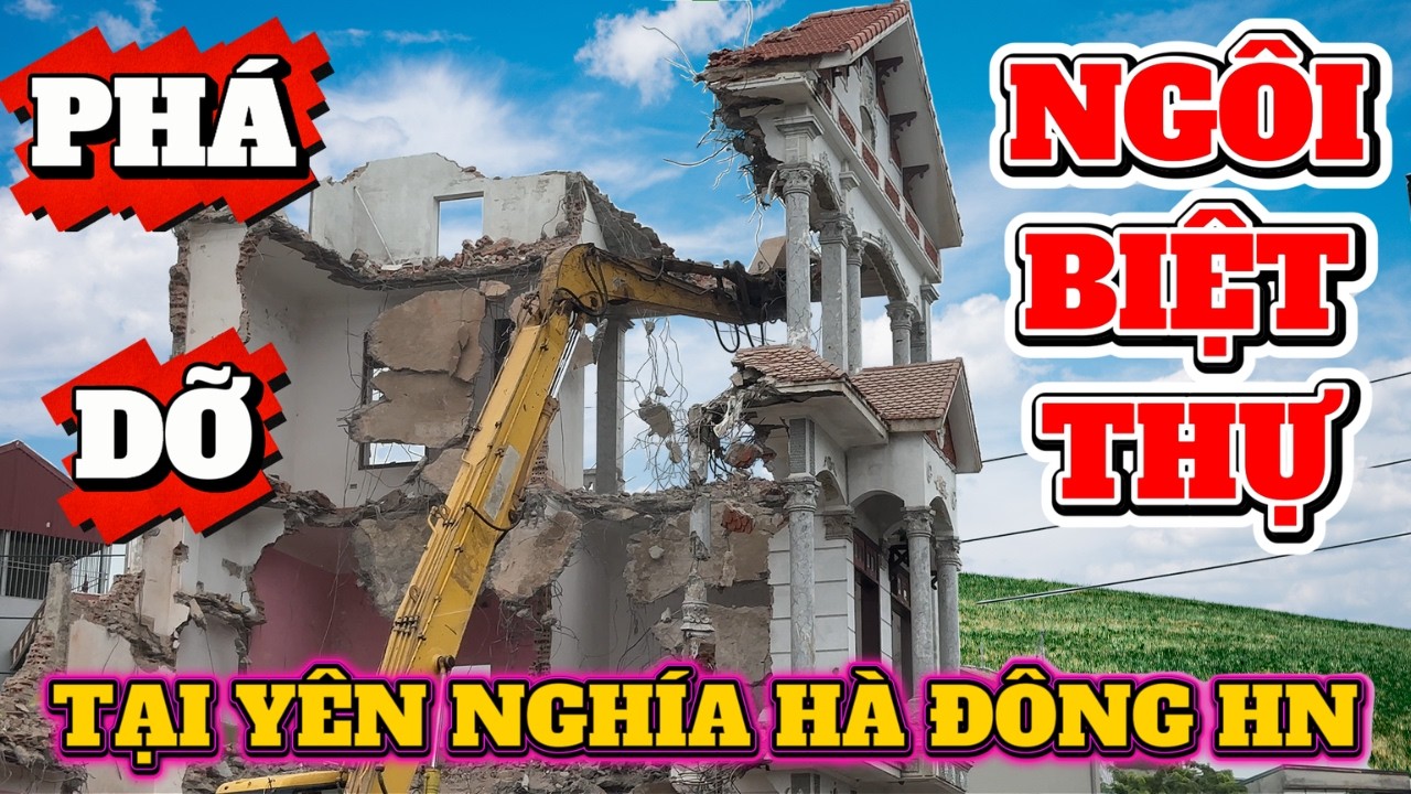Demolish the sturdy houses background