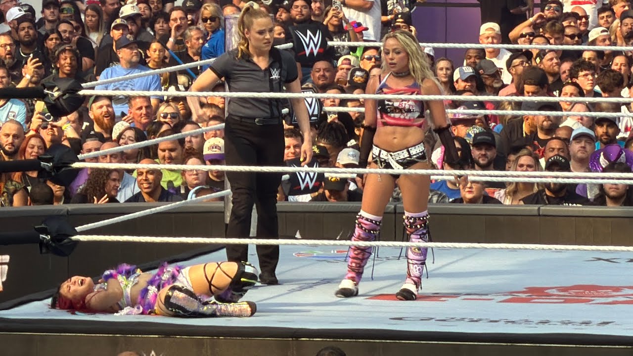 Iyo Sky vs Liv Morgan FULL MATCH - SummerSlam August 1 2026 background