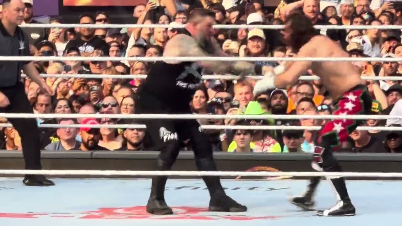 Zayn vs Owens vs Gunther vs Balor Part 1 - WWE Summerslam 2026 background
