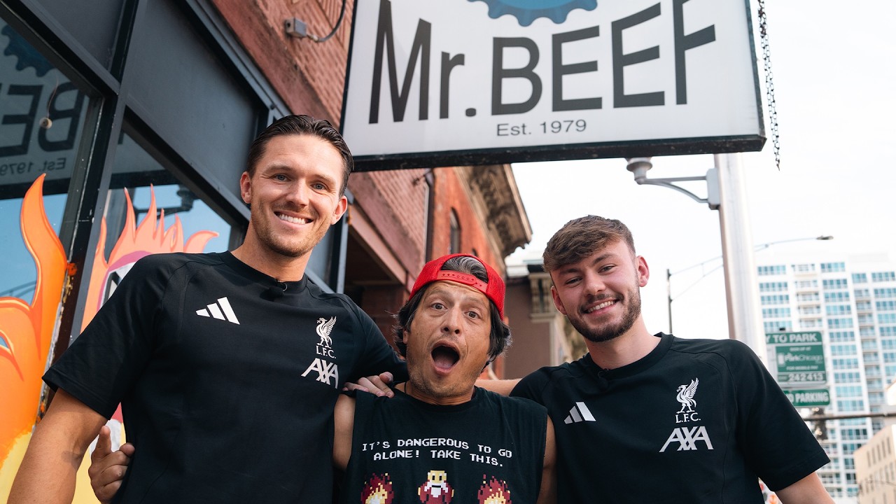 Conor Bradley & Freddie Woodman's Chicago tour! Mr Beef, Michael Jordan & Batman