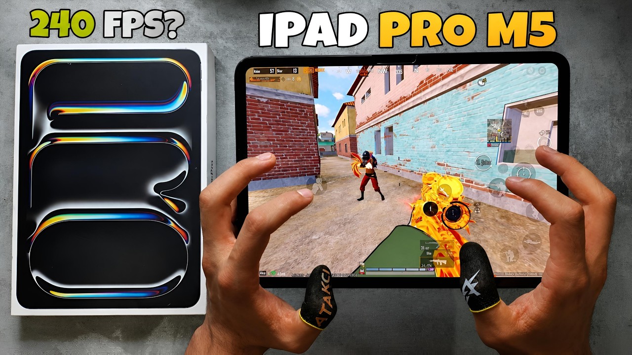 İPAD PRO M5 | 240 FPS? 🤯🔥 background