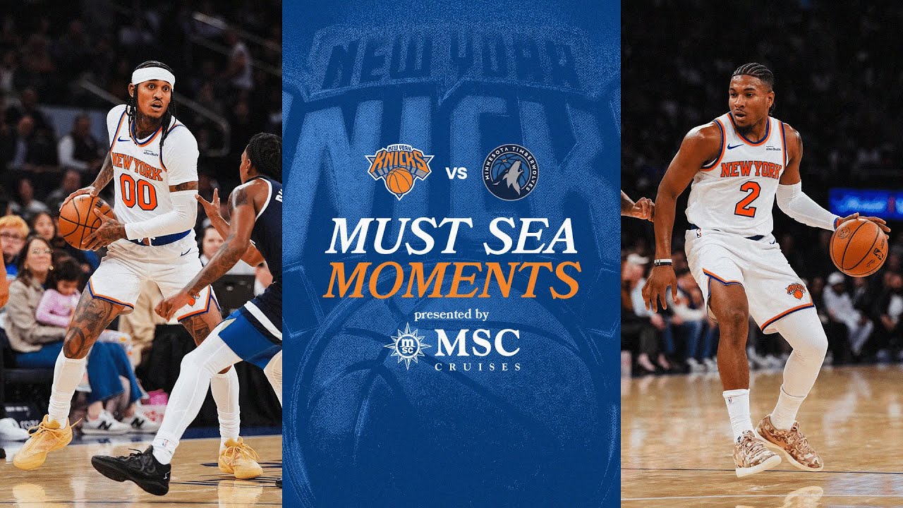 Knicks Beat Timberwolves In OT At Madison Square Garden | October 9, 2025 background