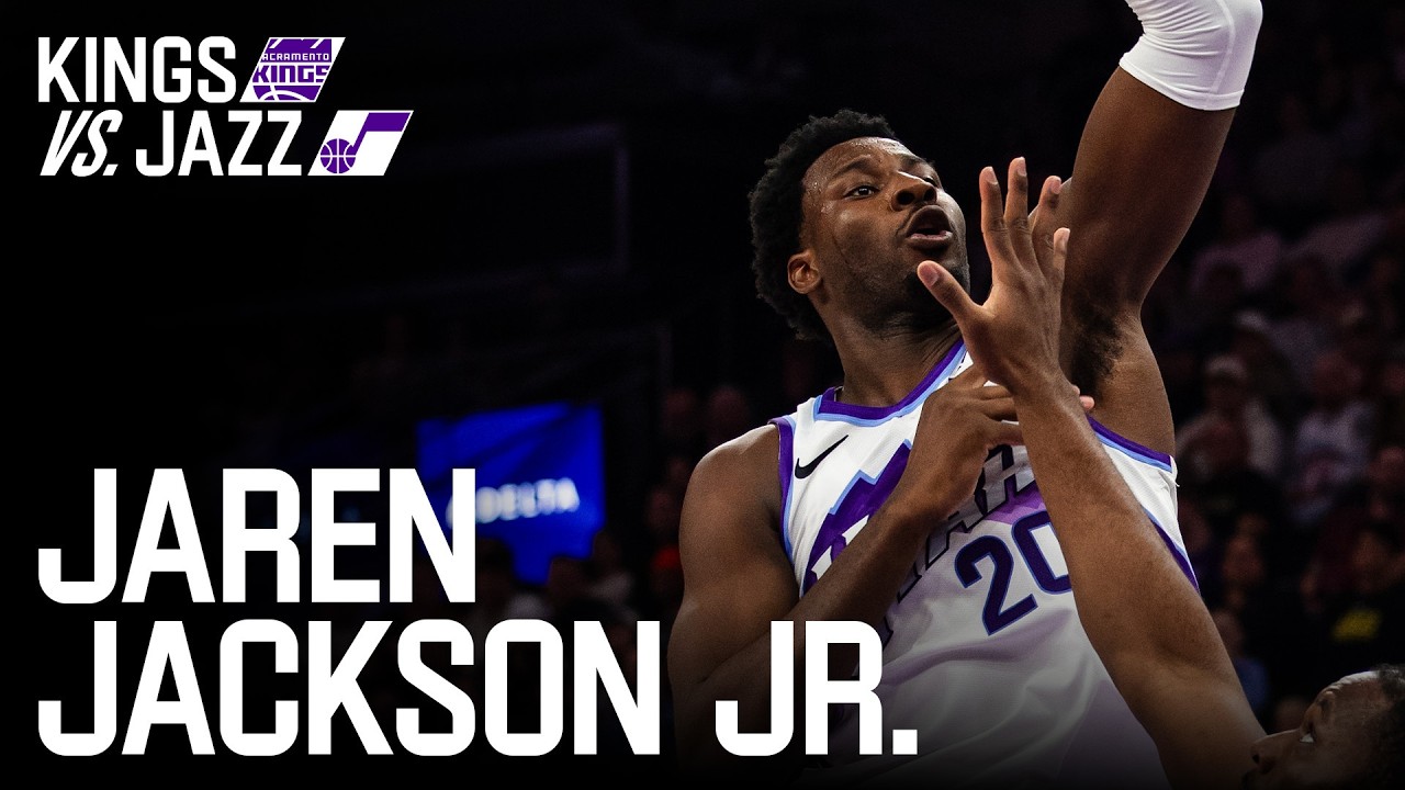 JAREN JACKSON JR. HOME DEBUT 🏔️ 💜 | UTAH JAZZ background