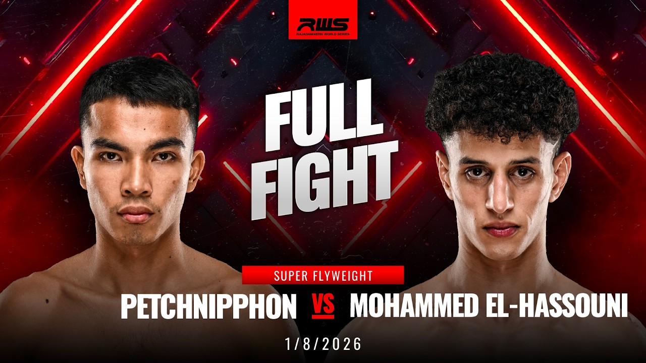 Full Fight l Petchnipphon vs Mohammed El-Hassouni l เพชรนิพล vs โมฮัมเหม็ด เอล-ฮัสโซนี l RWS