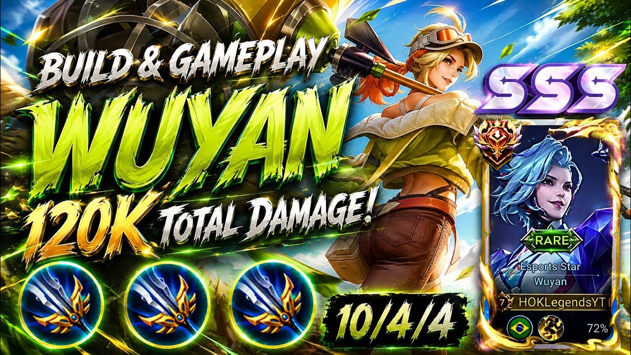 WUYAN vs YANGO HONOR OF KINGS | S15.a Update DAMAGE++ | RANK LEGEND background