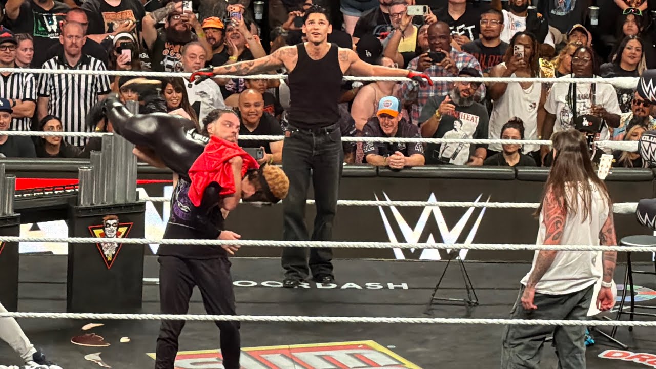 Ryan Garcia & Dominik Mysterio Destroy Danhausen | WWE Monday Night Raw 7-27-26 background