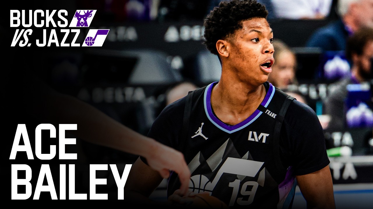 ACE BAILEY career-high against BUCKS π¨ | UTAH JAZZ