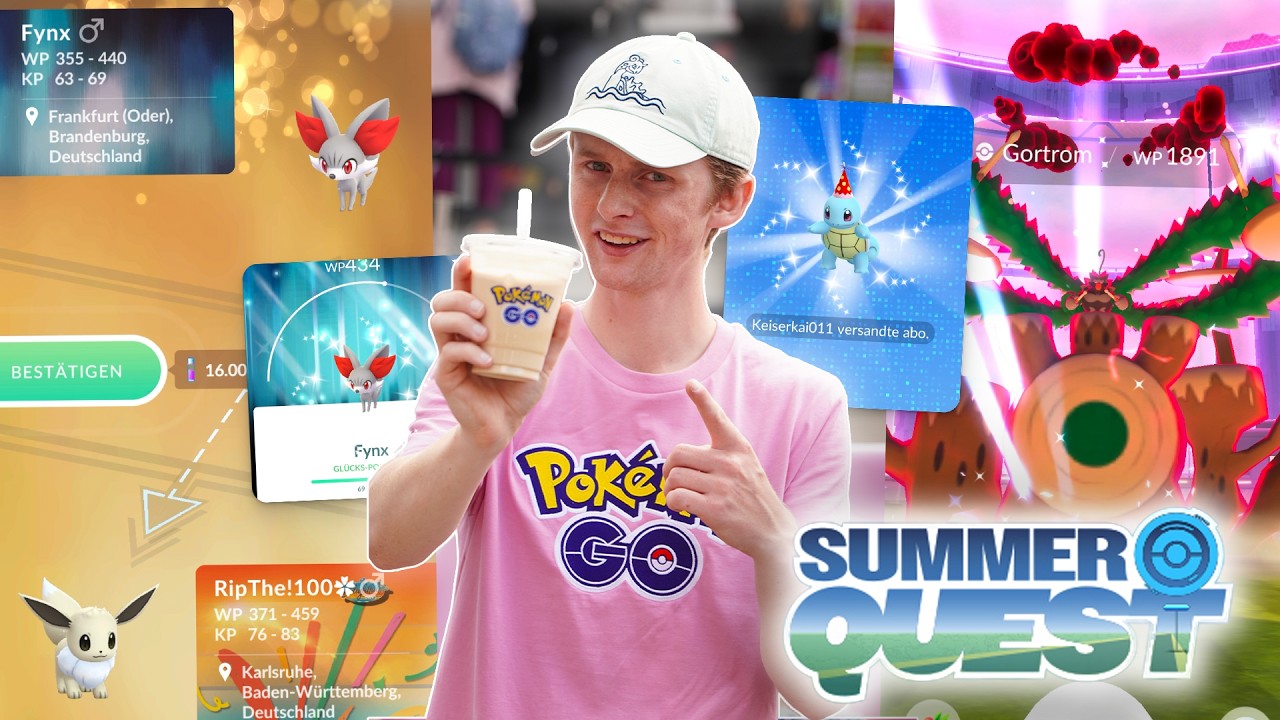 Die POKÉMON GO SUMMER QUEST in BERLIN & GMAX GORTROM!