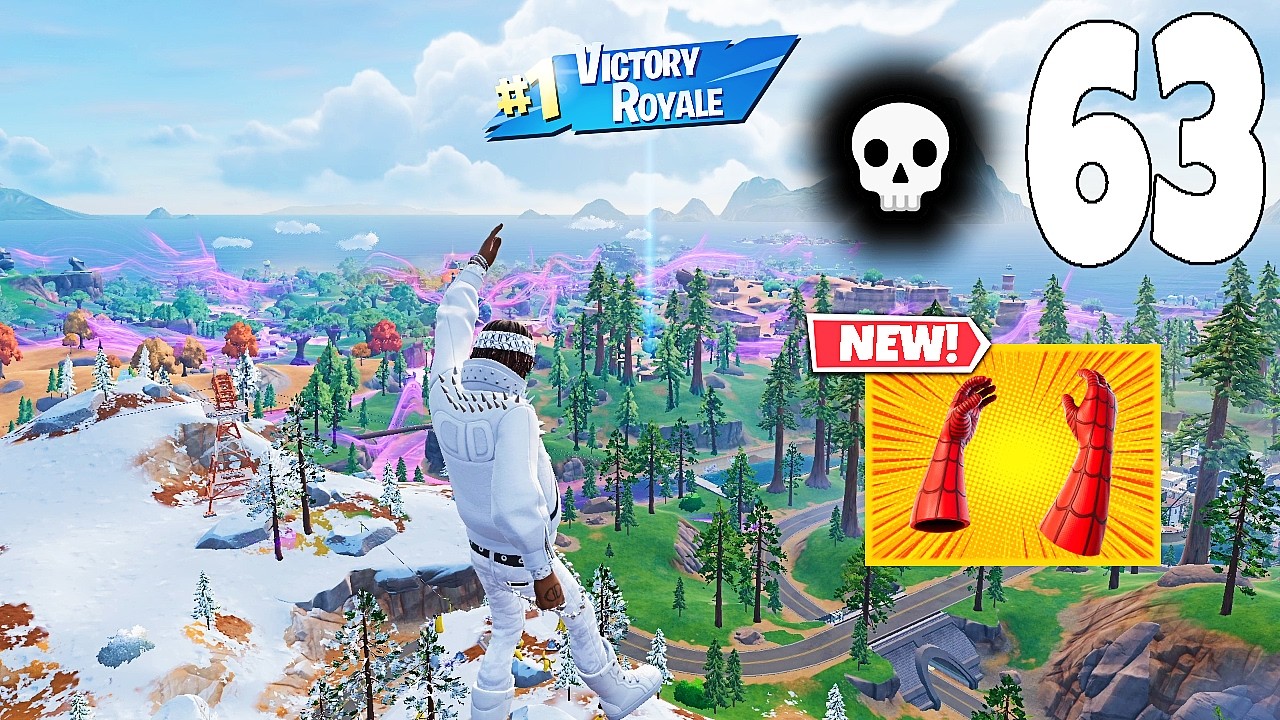 63 Elimination squads "Zero Build" Gameplay Wins (NEW Fortnite Chapter 7 Season 3 PC) background