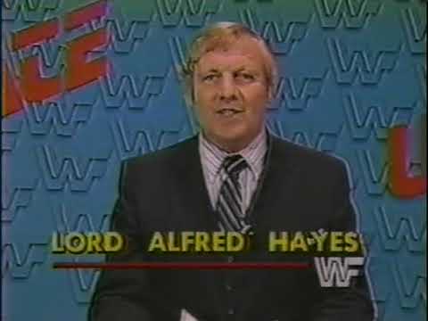 WWF Championship Wrestling January 11, 1986 background