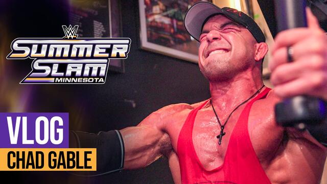Chad Gable’s home gym workout prepares him for dream opportunity: SummerSlam Vlog background