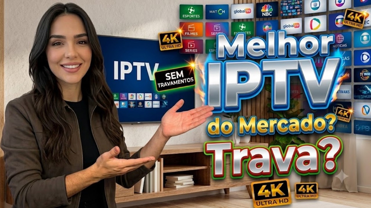Melhor IPTV do Mercado? Veja Como Encontrei a Melhor iptv de 2026 com melhor Suporte background