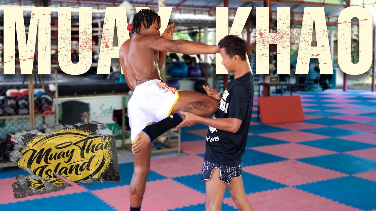 How To KNEE Like A VIDEO GAME CHARACTER! - Level Up Muay Thai: Episode 3 @just_torrell #krugolf background