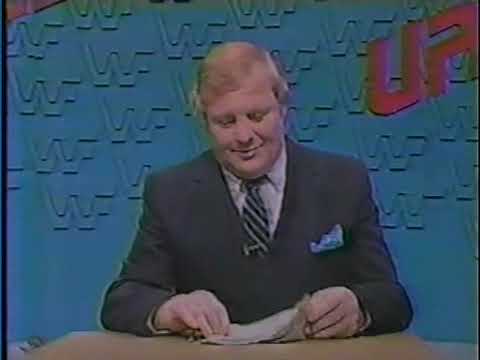 WWF Championship Wrestling February 1, 1986 background