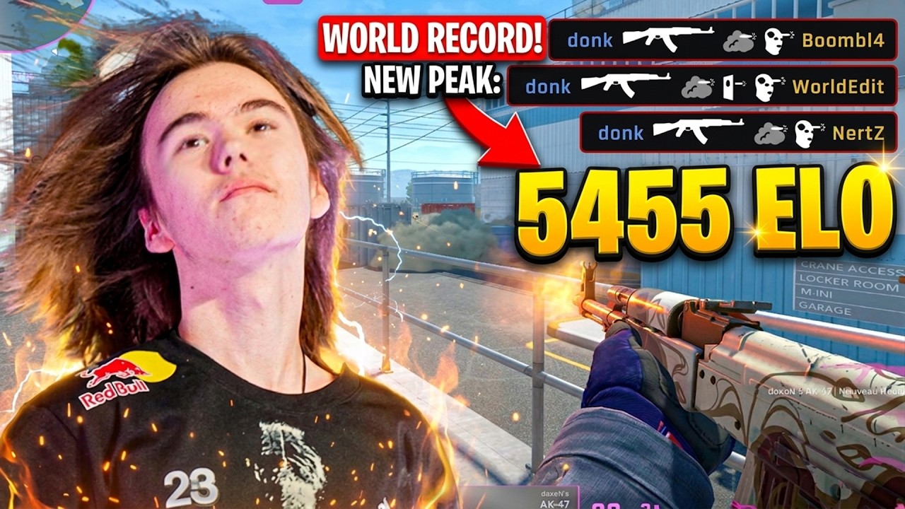 donk BROKE the WORLD RECORD AGAIN! (5,455 elo)