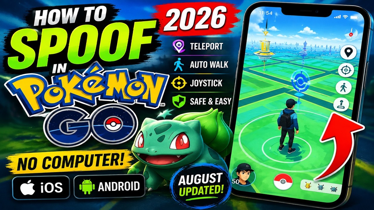 How to Spoof in Pokémon GO in 2026 🐸 No Computer (iOS & Android) August