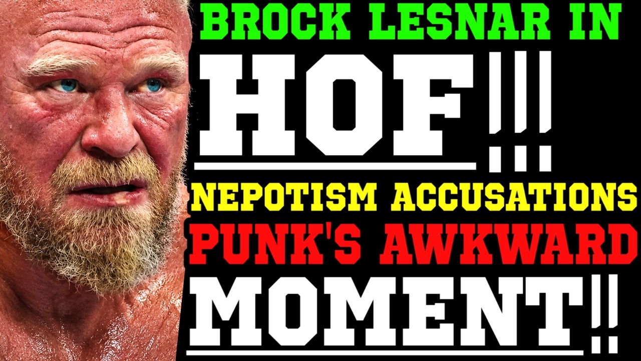 WWE News! Brock Lesnar Set for Hall Of Fame! Mid Match Injury Disrupts SummerSlam Night 1! Big Botch background