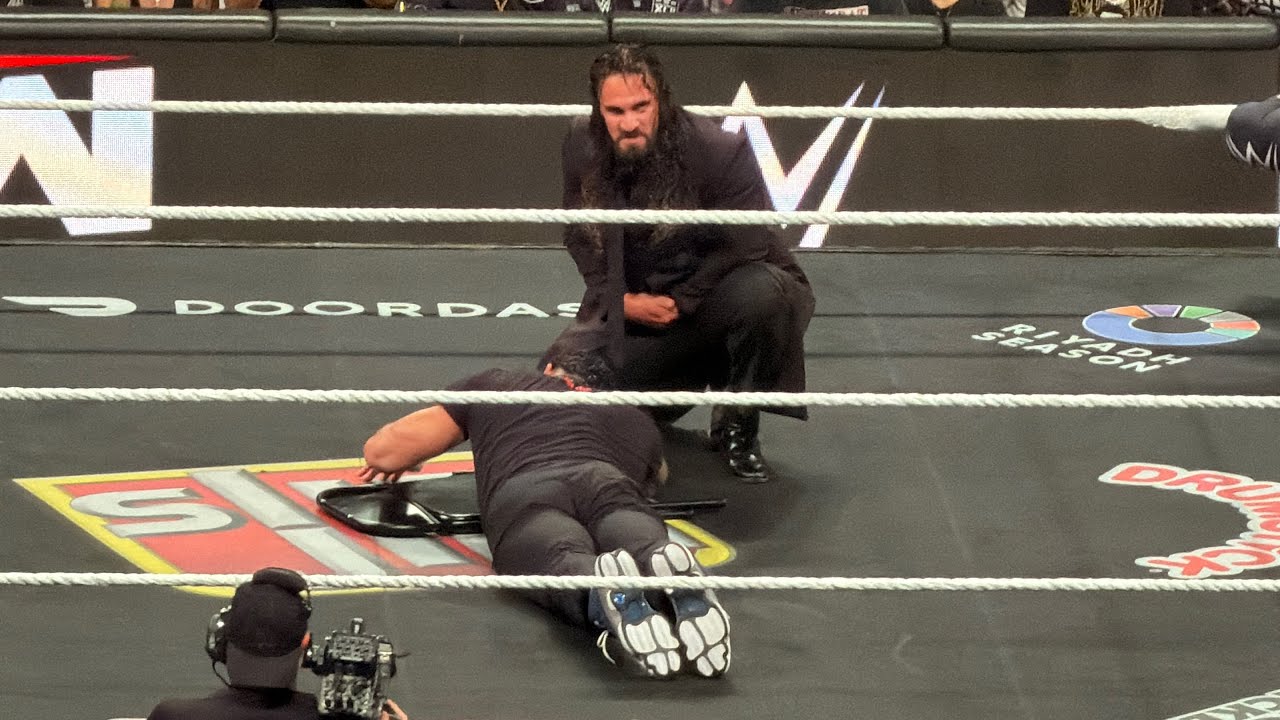 Seth Rollins Destroys Roman Reigns | WWE Monday Night Raw 7-27-26 background