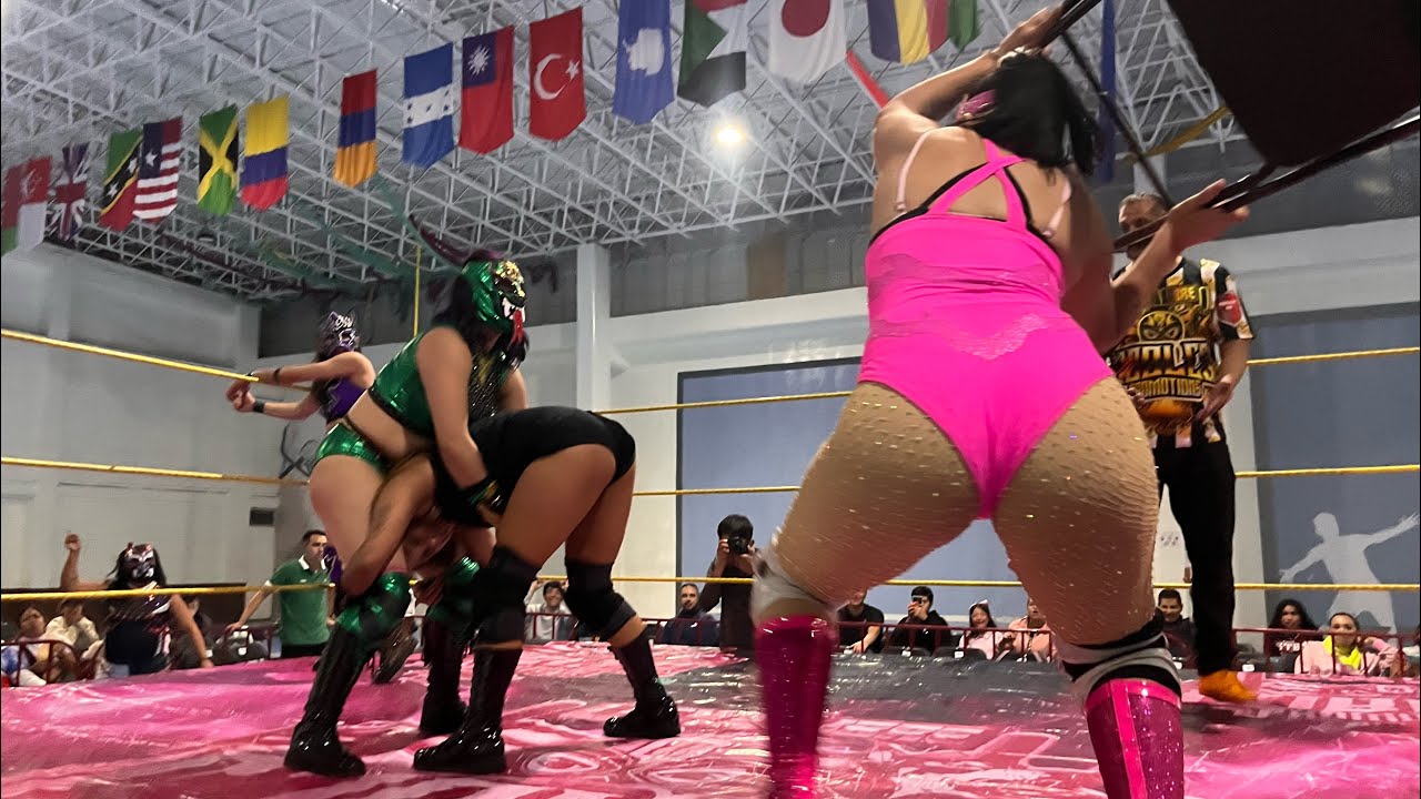 Faby Apache, La Perrota y La Perrita 🆚 Aero Queen, Cascabel y Lady Metal con Robles Promotions