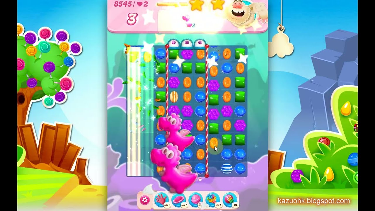 Candy Crush Saga Level 8545 ✅ No boosters ✔ Walkthrough Gameplay