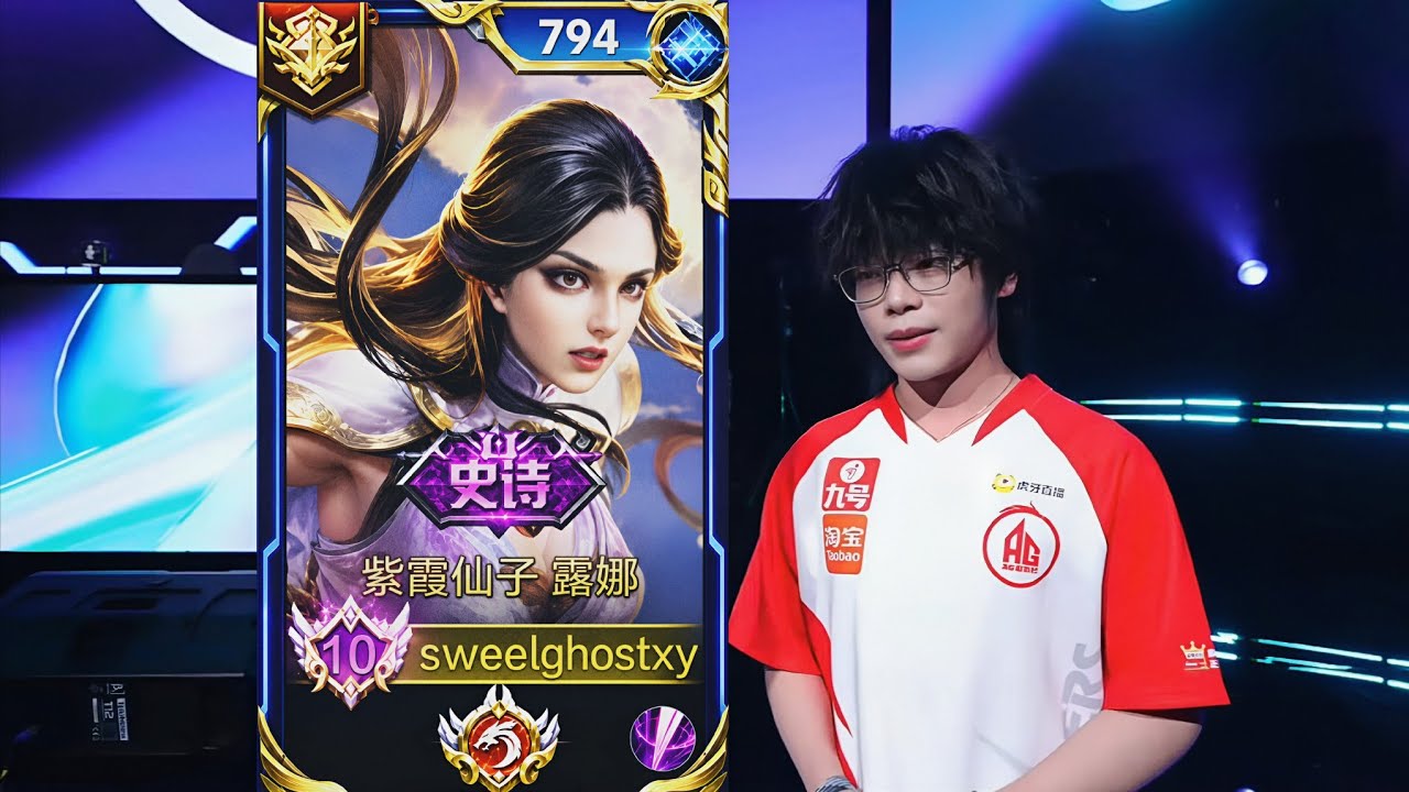 AG ZHONGYI PLAYS LUNA?! 😯 RARELY SEEN ON THIS HERO | HONOR OF KINGS PRO PLAY background