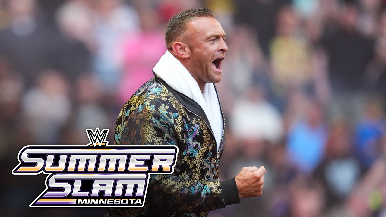 Nick Aldis uses Oasis for epic first WWE entrance: SummerSlam 2026 highlights background