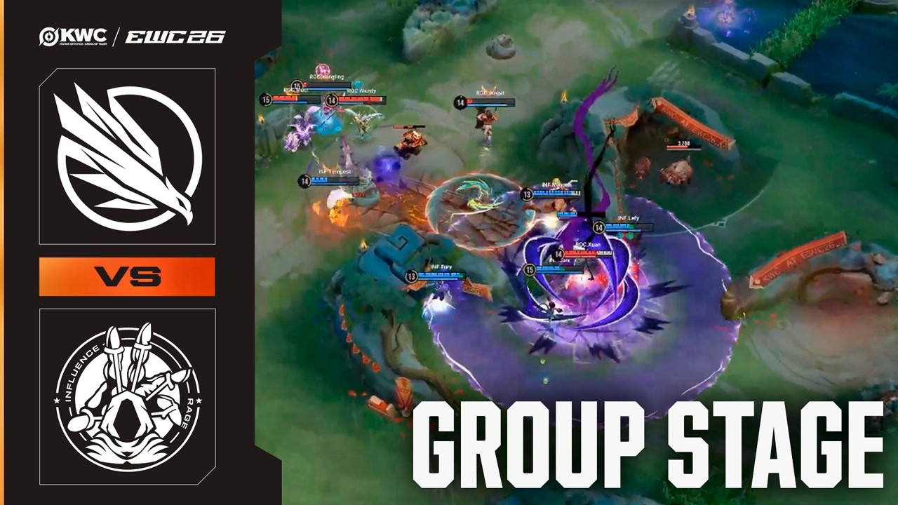 ROC Esports vs. Influence Rage | KWC at EWC 26 - Group Stage - Highlights