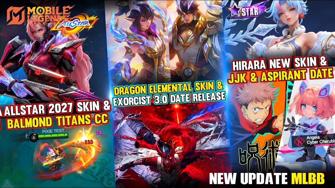 EXORCIST 3.0 DATE RELEASE | ALLSTAR 2027 | DRAGON ELEMENTAL GLOBAL SKIN | JJK & ASPIRANT RESALE DATE