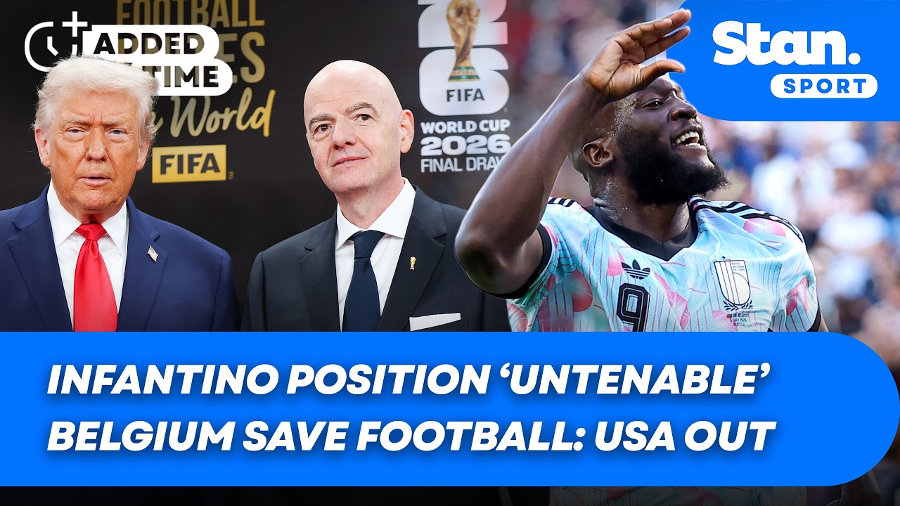 Gianni Infantino MUST go, USA humiliated & Ronaldo farewells World Cup | Added Time World Cup EP26 background