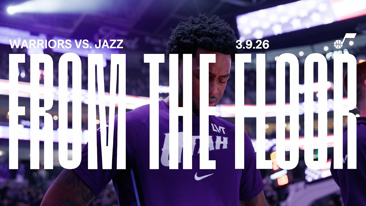 From the Floor: Down to the WIRE with the WARRIORS ЁЯШд | UTAH JAZZ ЁЯОе