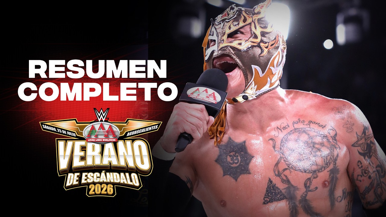 El vuelo del campeón Rey Fenix, La Parka va a AAA Triplemanía y lo mejor de AAA Verano de Escándalo background