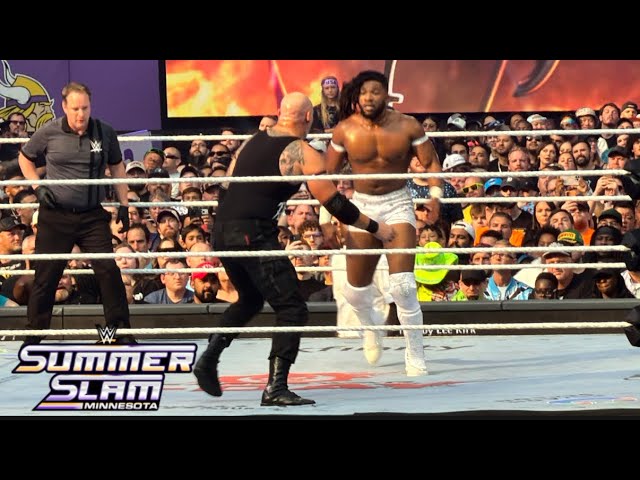 Baron Corbin vs Trick Williams Full Match - WWE SummerSlam 8/2/2026 background