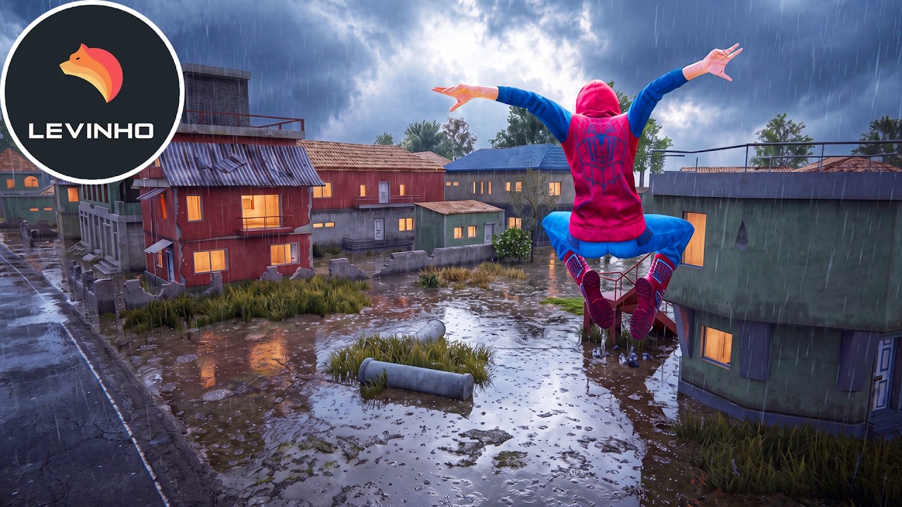 🔴 LEVINHO NEW SPIDER-MAN UPDATE Horizontal | PUBG MOBILE🔴 #PUBGMOBILE