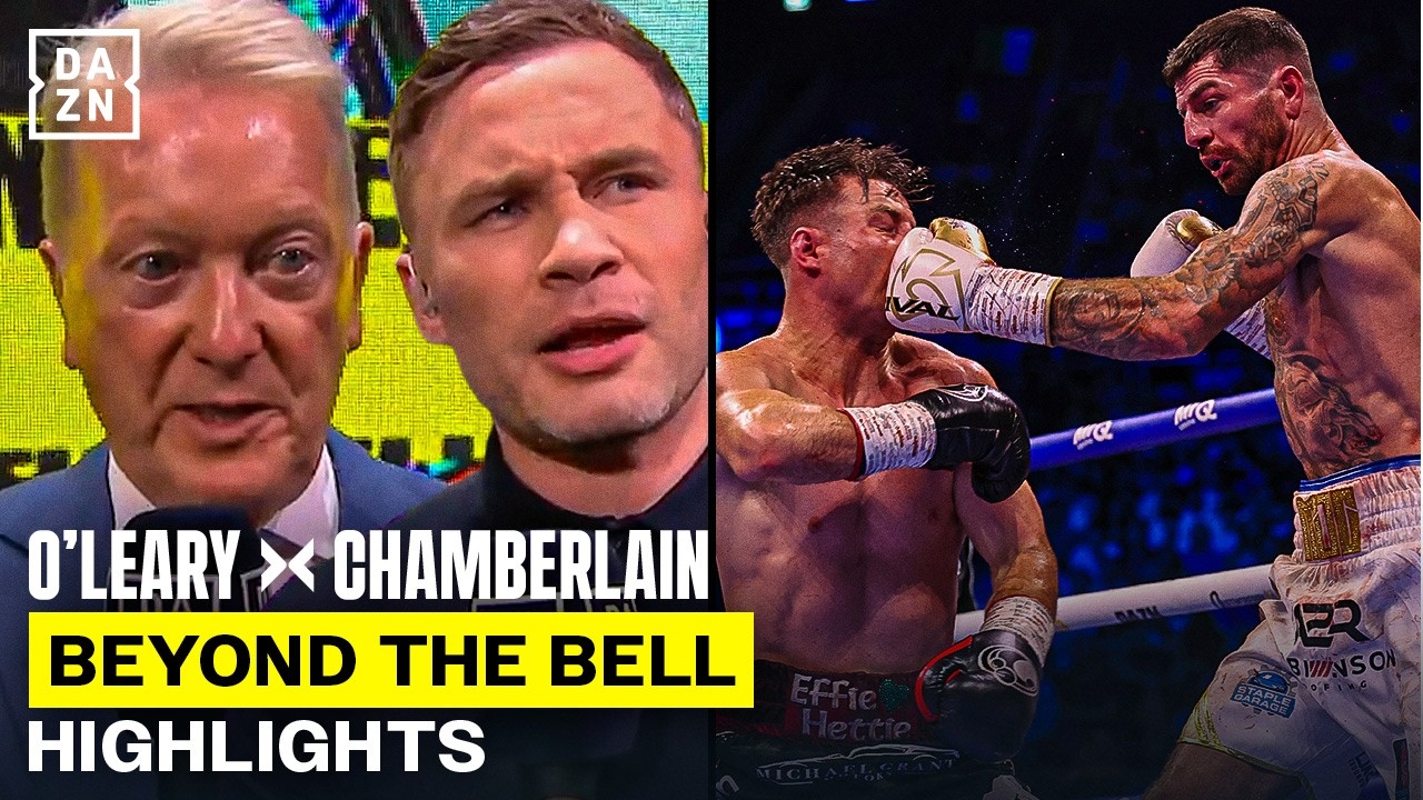 Frank Warren & Carl Frampton's lively debate on Pierce O'Leary vs Mark Chamberlain | Beyond The Bell background