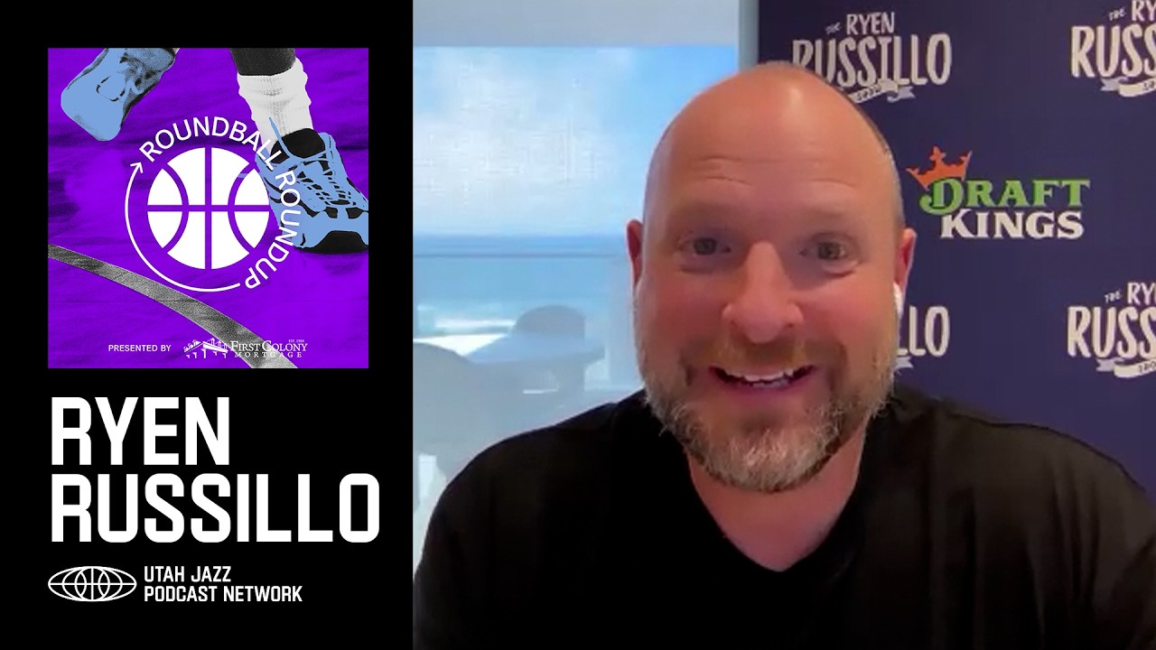 Ryen Russillo joins Roundball Roundup 🎙️ | UTAH JAZZ background