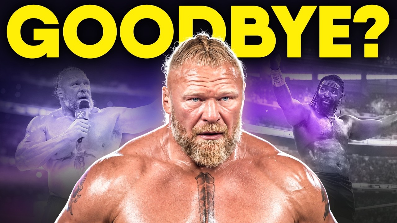 The End of Brock Lesnar at SummerSlam... background