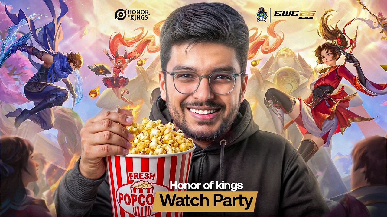 EWC - KWC - Honor of Kings Watchparty - Day 1 - Play-in #s8ul background