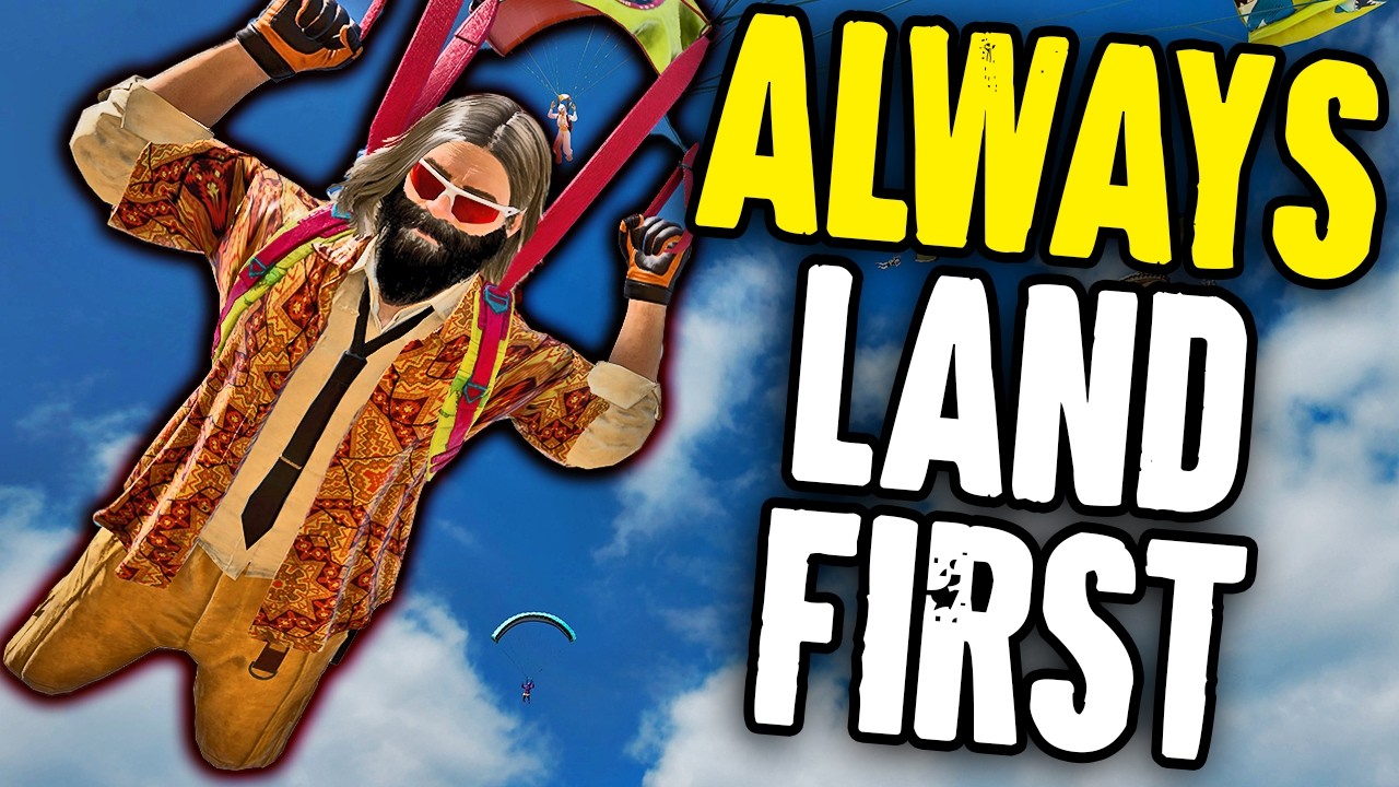 How to LAND FIRST in PUBG PC | PUBG Tips & Tricks 2026 background