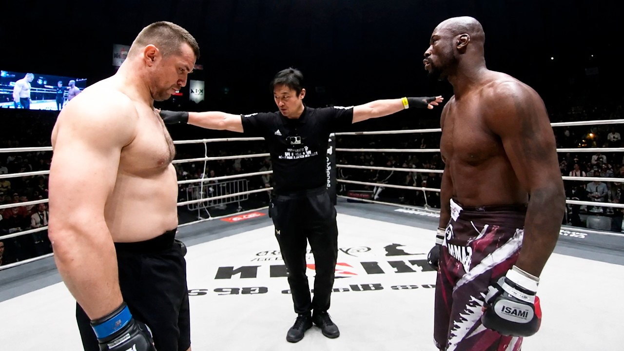 Mirko CRO COP Filipovic (Croatia) vs Muhammed Lawal (USA) | KNOCKOUT, MMA Fight HD background