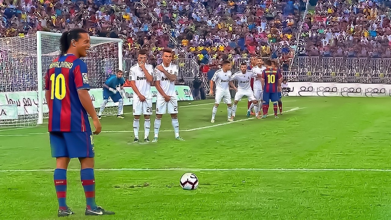 Top 10 Most Humiliating Goals by Ronaldinho background