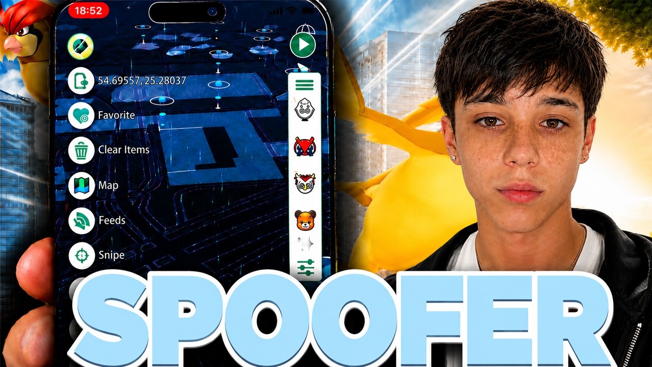 BEST Pokemon Go SPOOFER on iOS & Android 2026 🕹️ Pokemon Go Spoofing TUTORIAL background