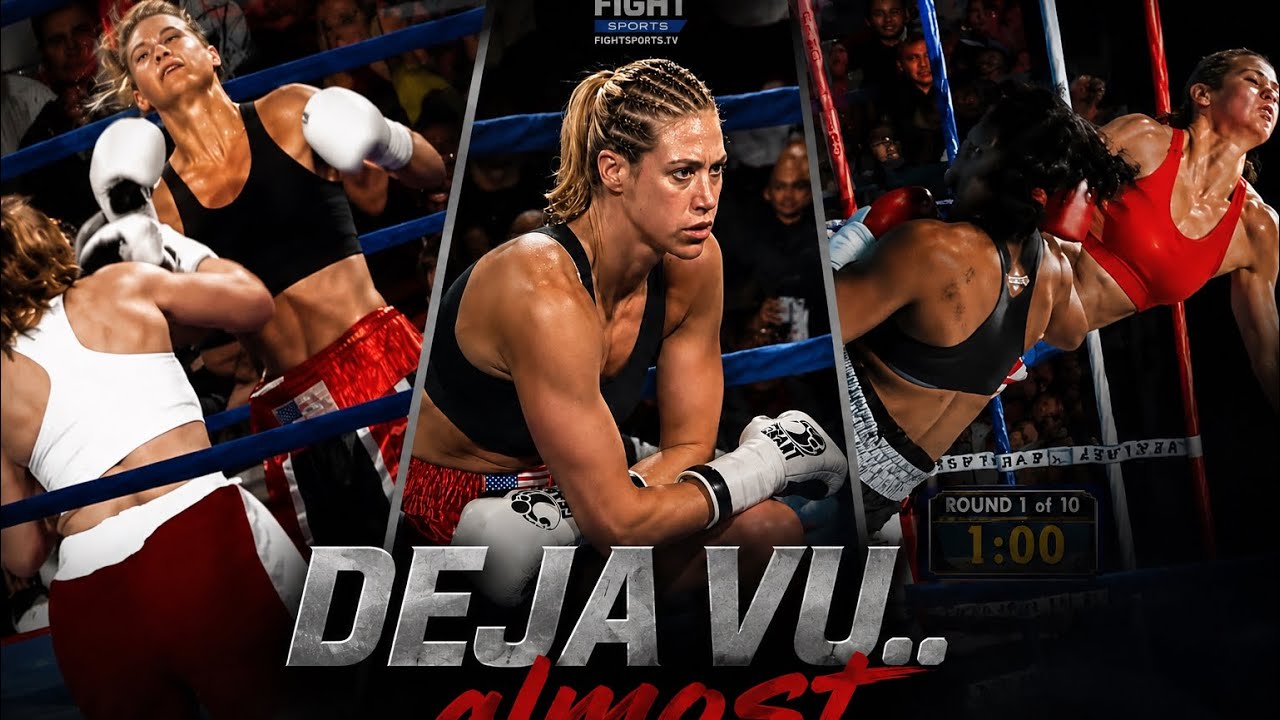 Vonda Ward almost a deja vu fight against Anne Wolfe and Elizabeth Kerin. background