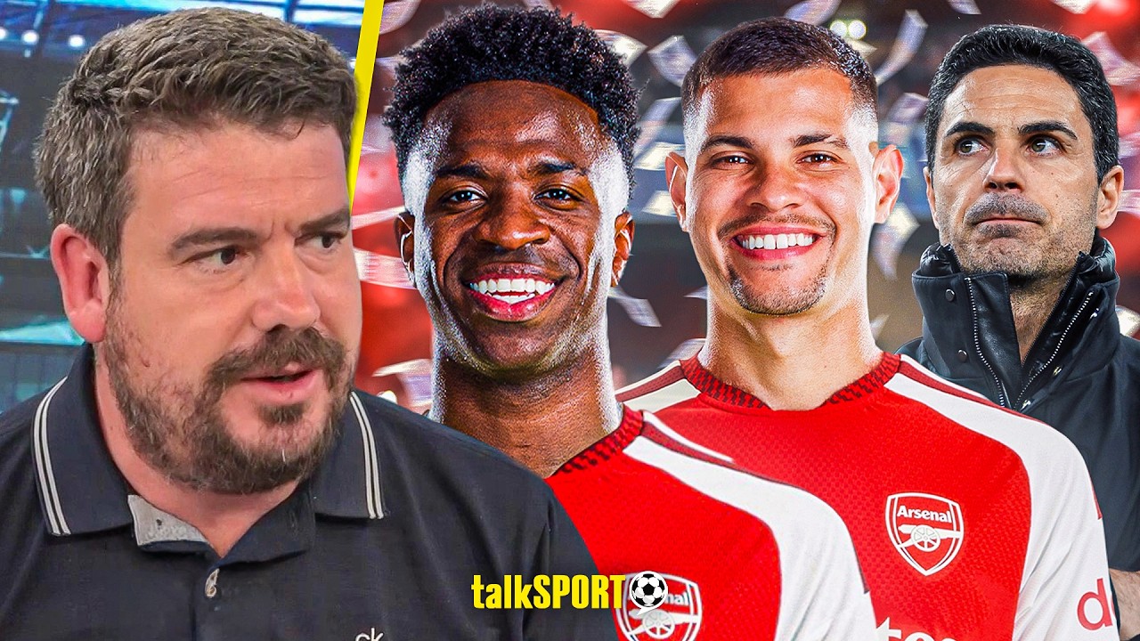 Alex Crook REVEALS LATEST on Bruno Guimarães & Vinícius Júnior to Arsenal and debates ALTERNATIVES! background