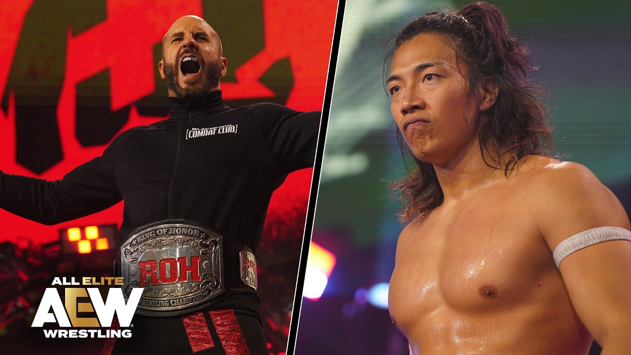Claudio Castagnoli vs Konosuke Takeshita ― AEW Battle of the Belts メインイベント フルマッチ background