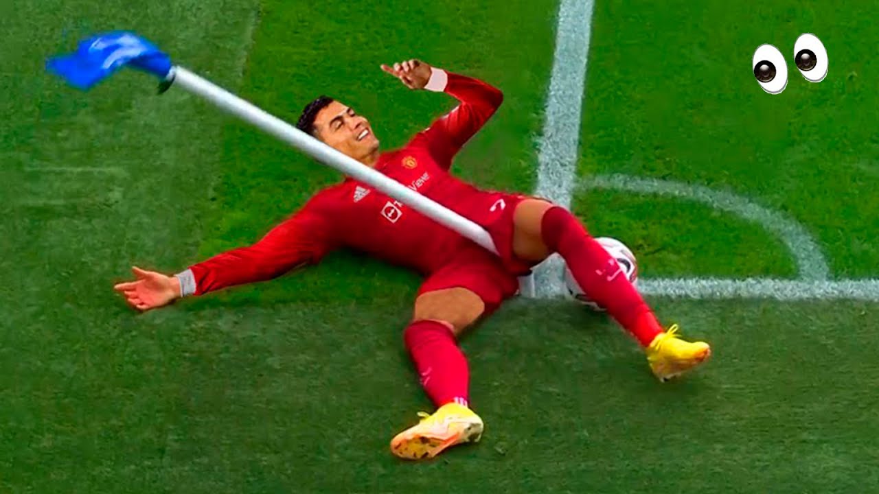 COMEDY moments in Football background