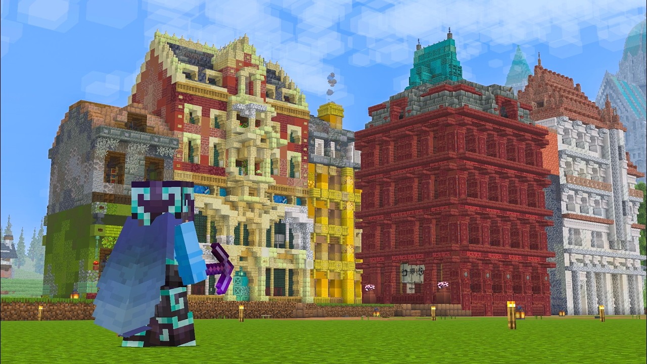 Expanding my 3 YEAR OLD Minecraft Forever World! background
