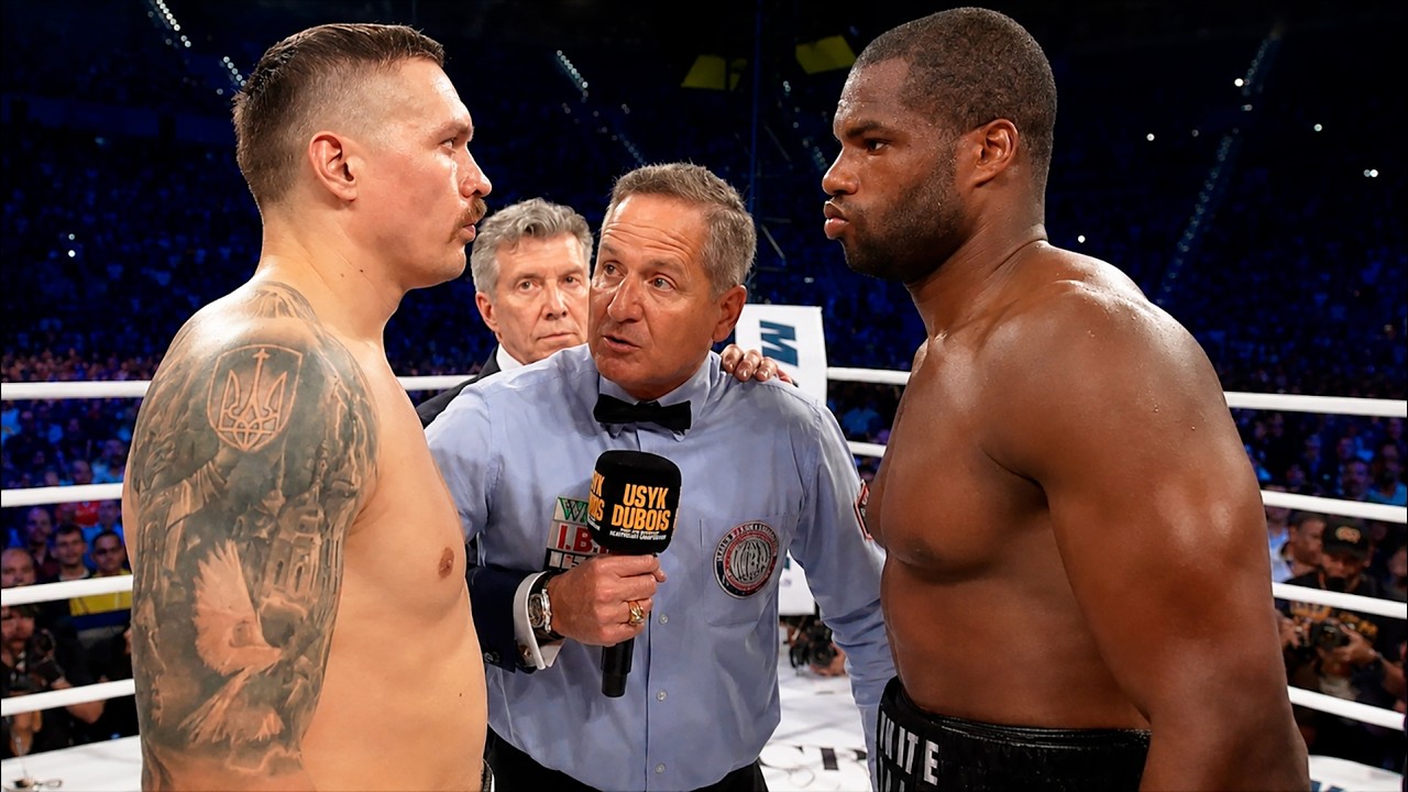 Oleksandr Usyk (Ukraine) vs Daniel Dubois (England) | KNOCKOUT, BOXING fight, HD, 60 fps background