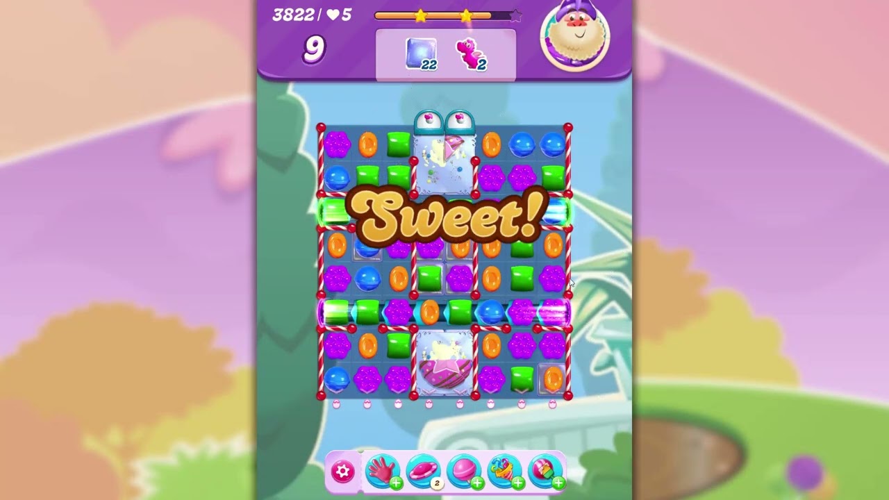 Candy Crush Saga Level 3822 background