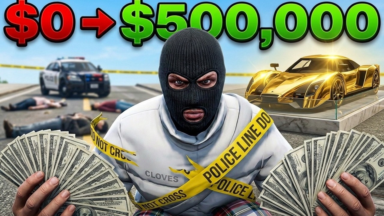 I Robbed $500,000 From GTA RP players to Buy the Most Expensive Car background