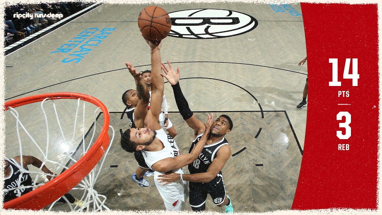 Kris Murray Tallies 14 Points on 6-7 From The Floor | Trail Blazers 114, Nets 95 | March 16, 2026 background